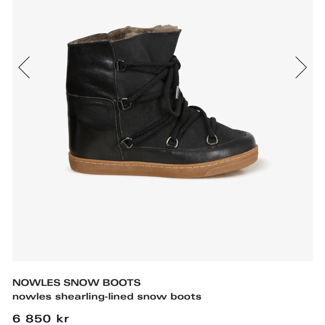Svarta snöboots från Isabel Marant