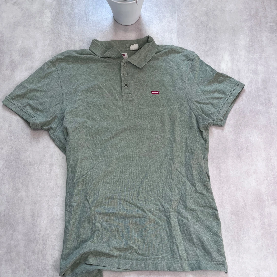 Grön pikétröja från Levi's