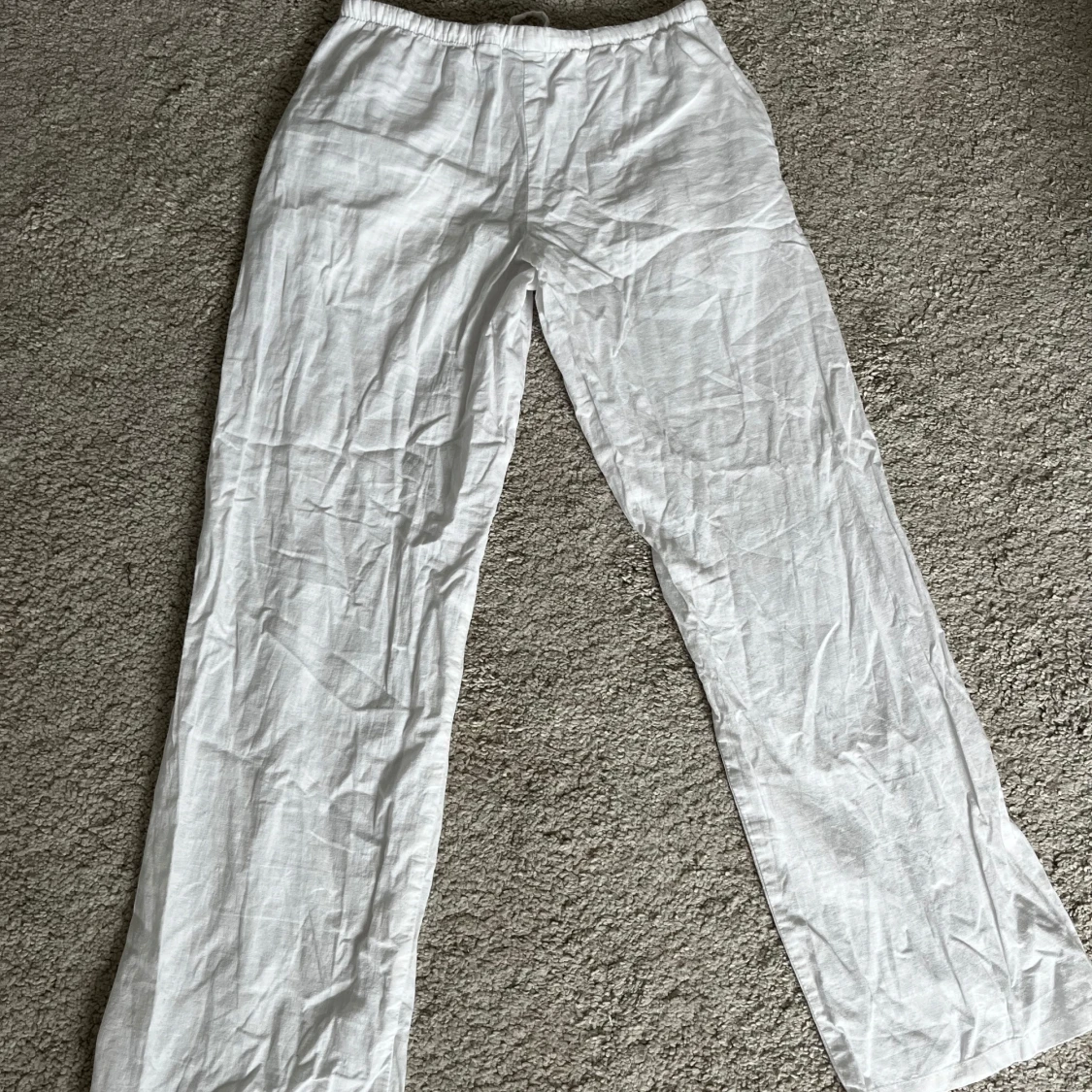 Vita linnebyxor  - 1