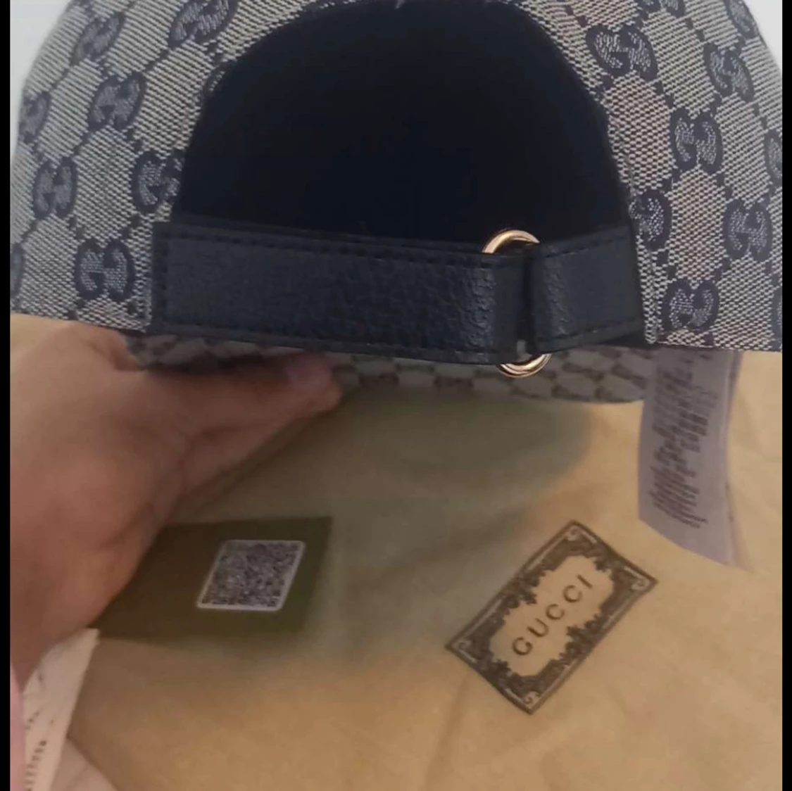 Gucci keps med monogrammönster - 4