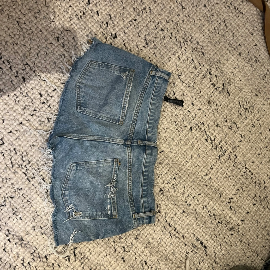 Blå jeansshorts  - 1