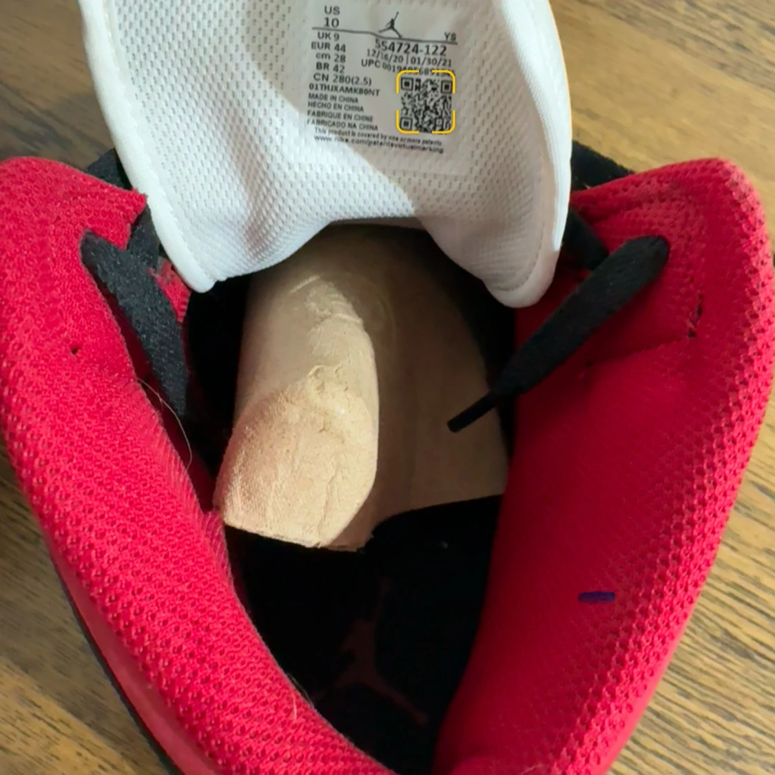 Jordan 1 Mid gym red - 4