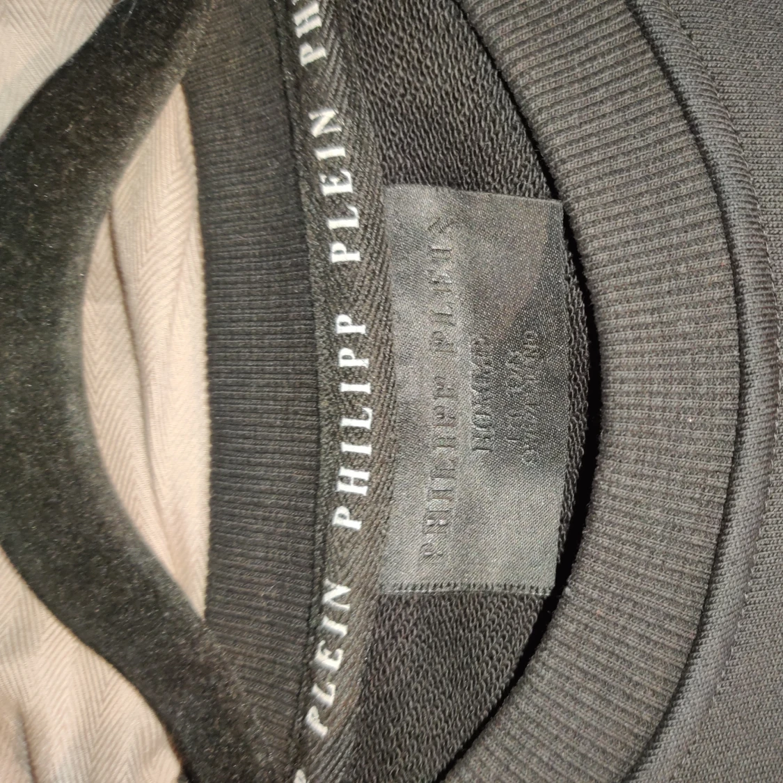 Philipp Plein svart sweatshirt med döskalle - 2