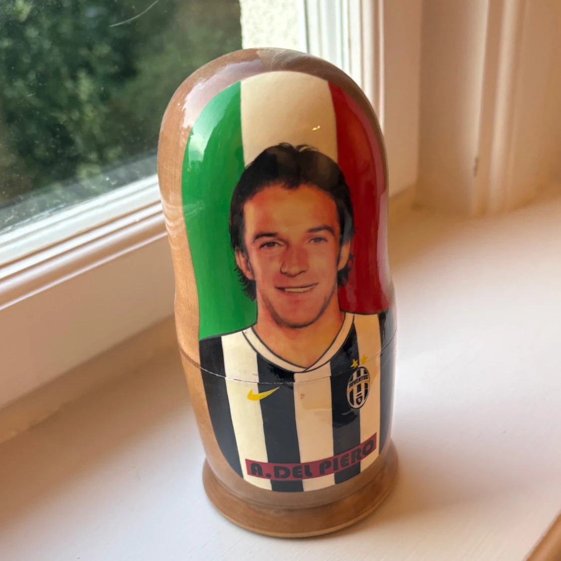 Sällsynt Fotbolls Matryoshka Docka på Del Piero i Juventus