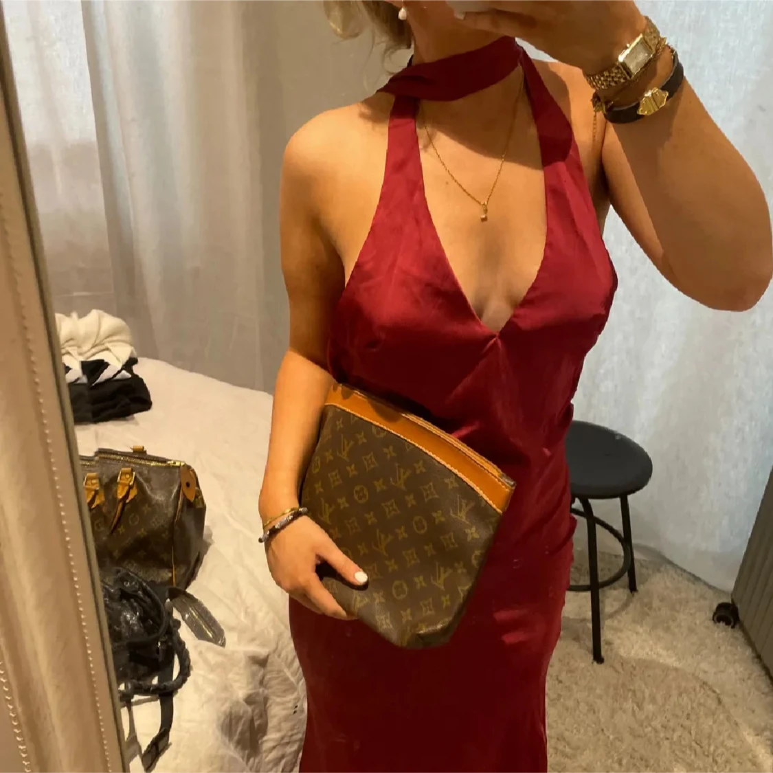 Röd balklänning - 3