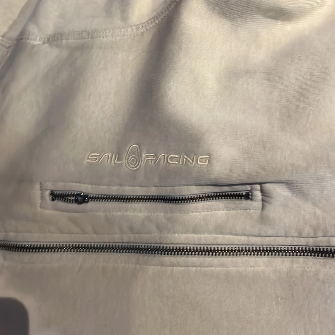 Beige fleecejacka med huva från Sail Racing - 1