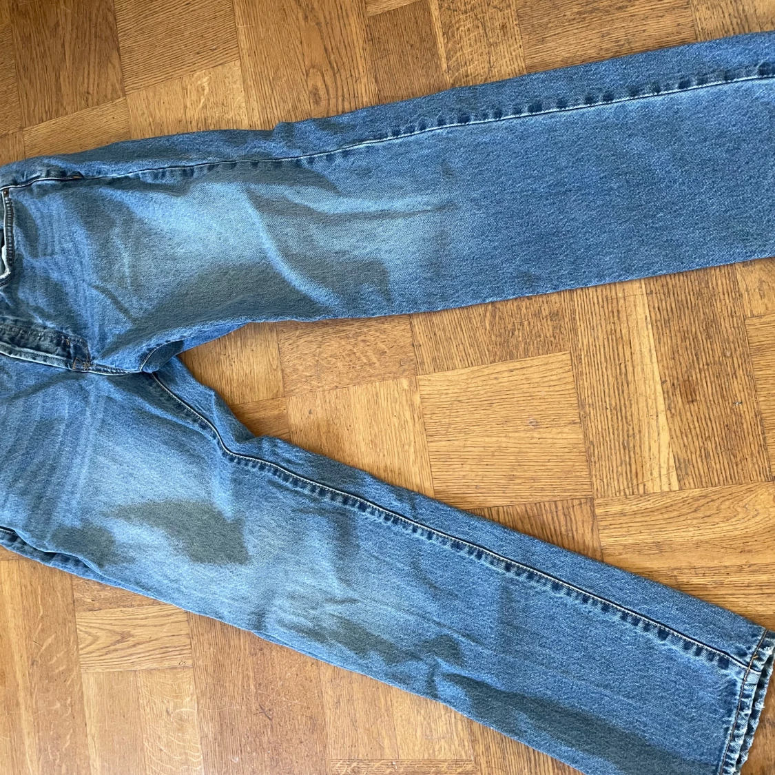 Blå jeansbyxor från 157 - 1