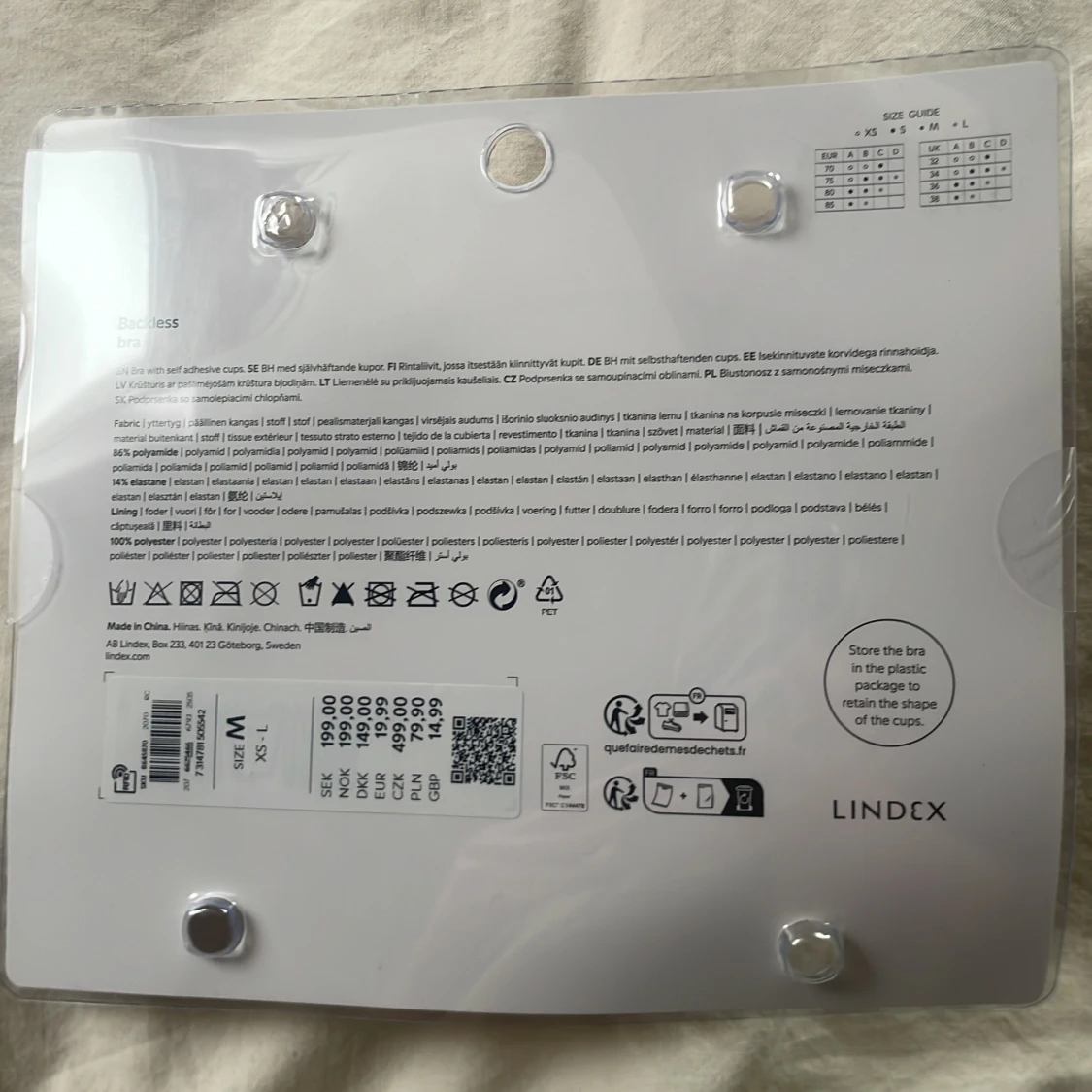 Helt ny klistra på bh - 1