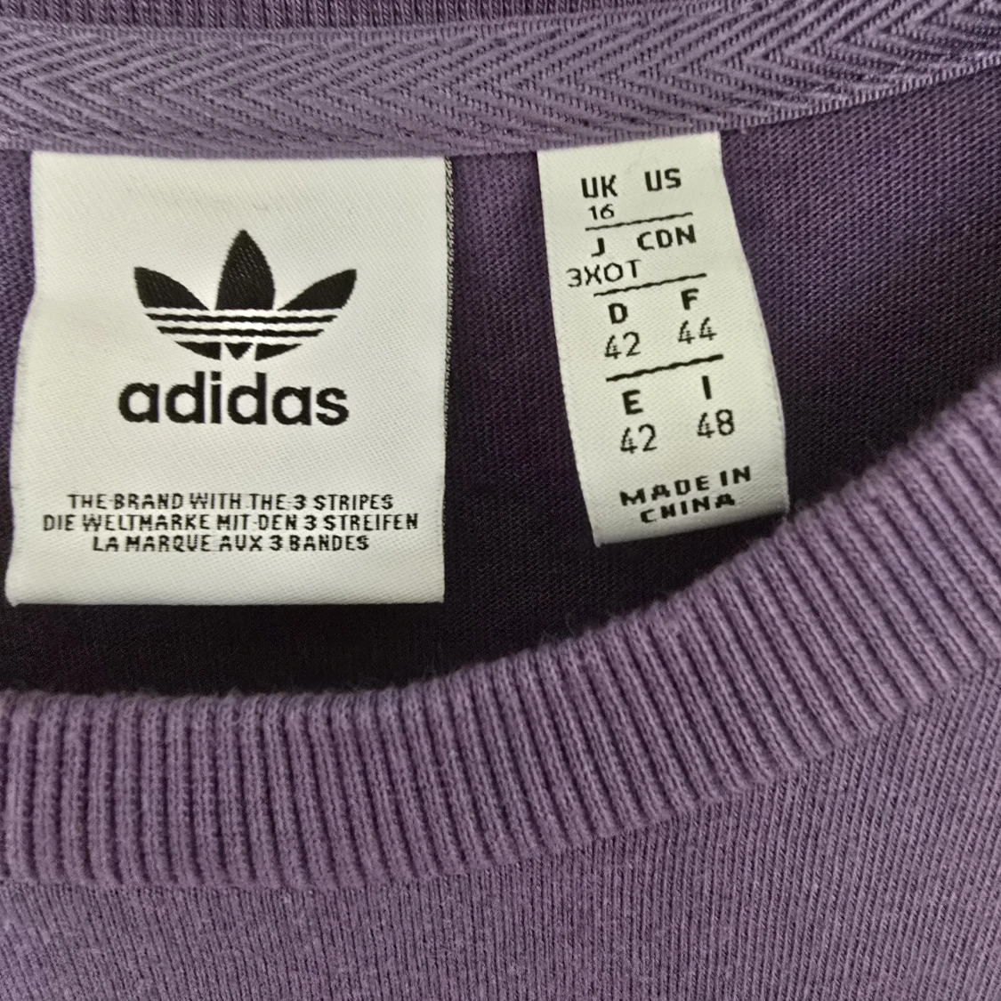 Lila långärmad klänning från Adidas - 4