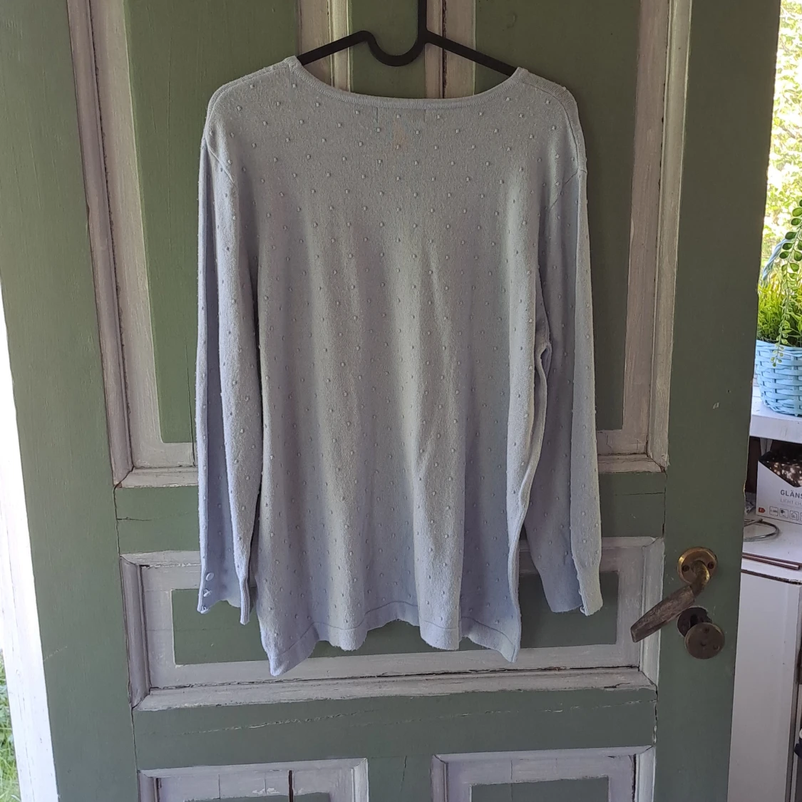 Ljusblå långärmad tröja från Cream - 1