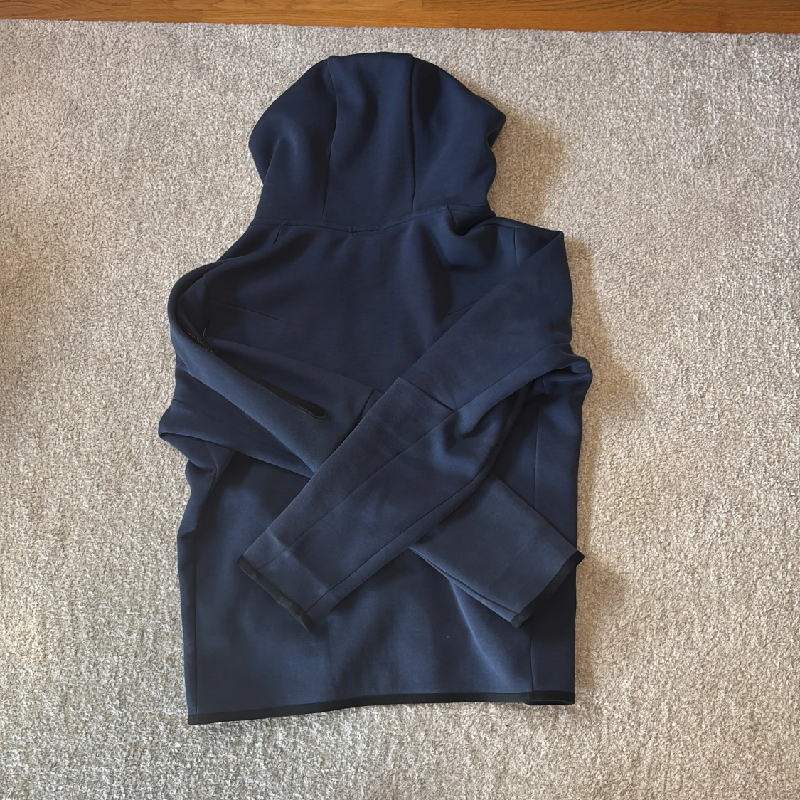 Mörkblå Nike tech  hoodie Nike - 2