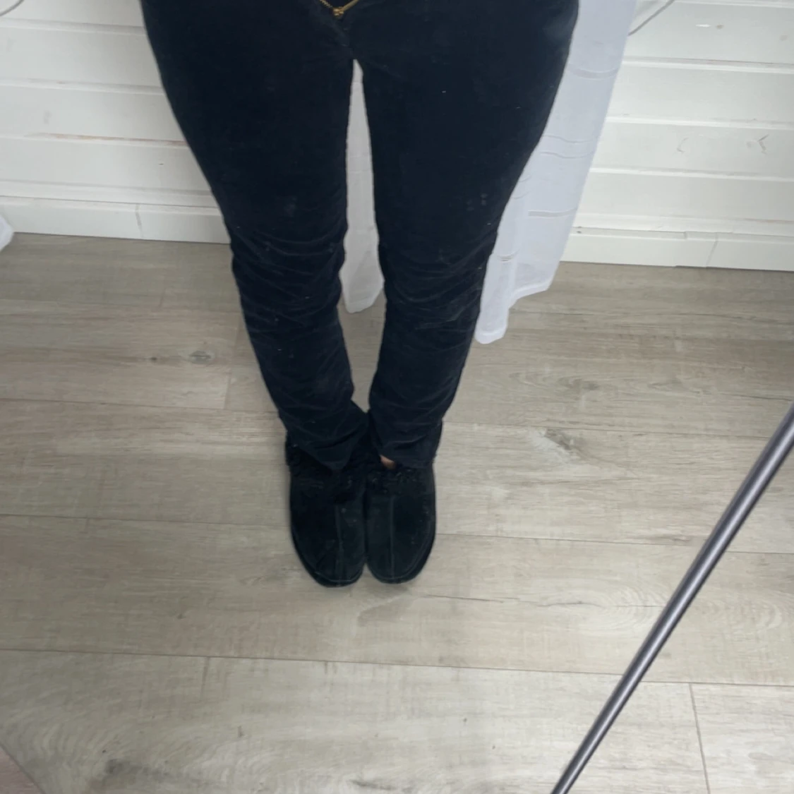 Svarta manchesterbyxor från Lee Marion Straight - 1