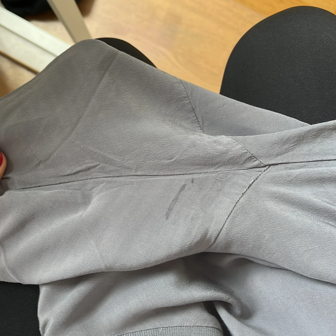 Grå kortärmad topp - 3