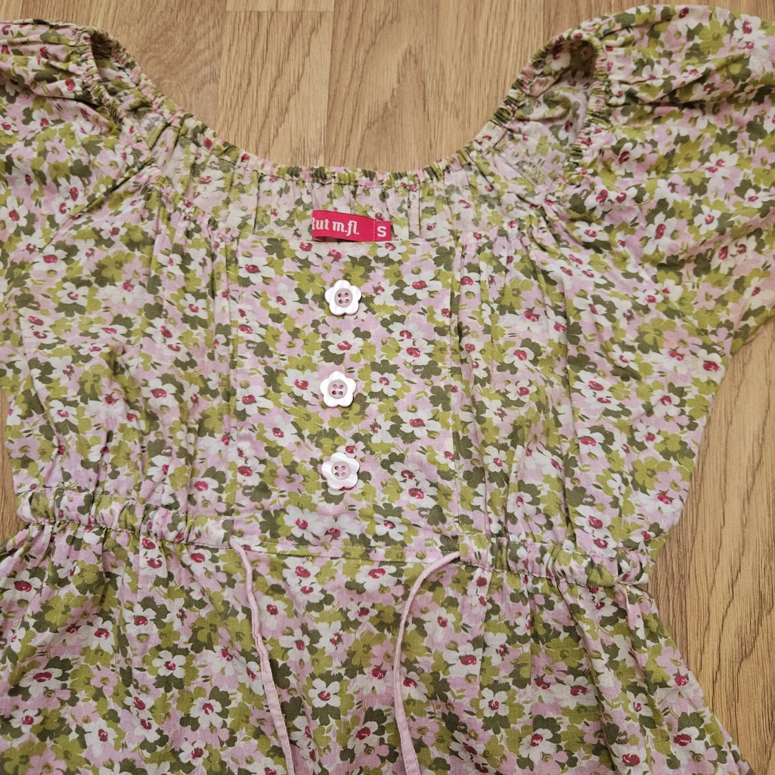 Blommig kortklänning från m.m.f.l. - 3