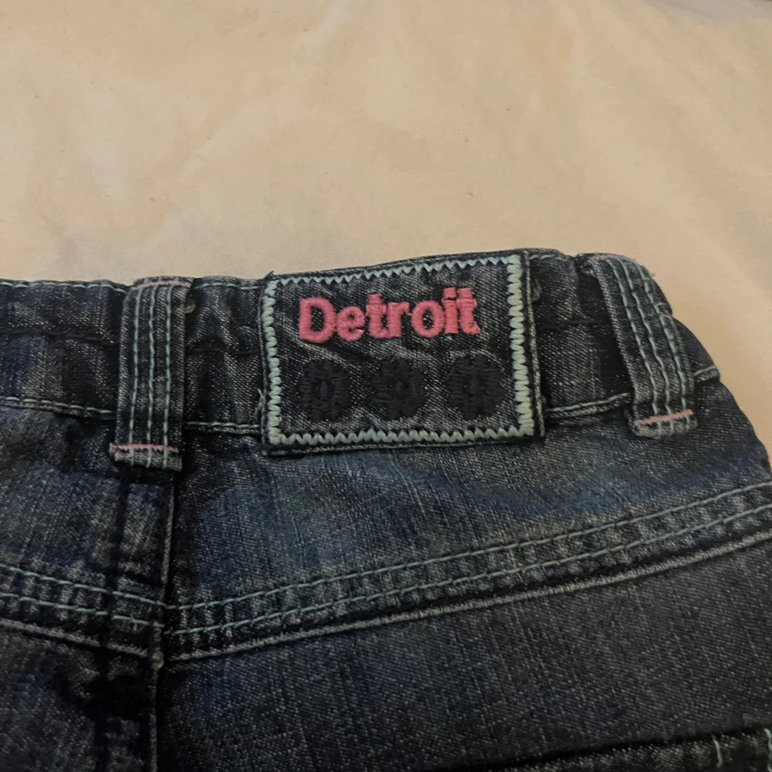 Blå cargopants från Detroit, stl 86( barn st) - 4