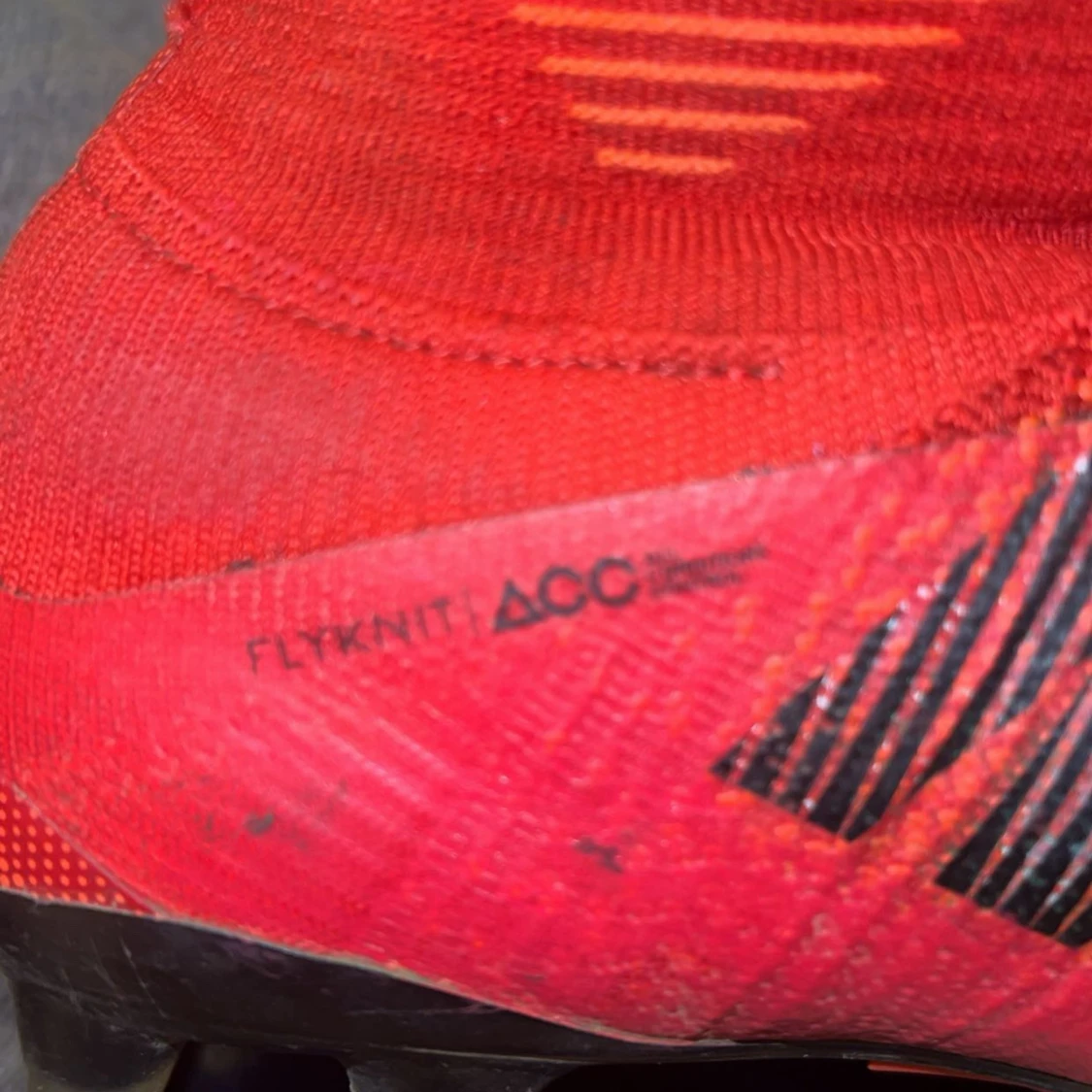 Nike Mercurial röda fotbollsskor - 4