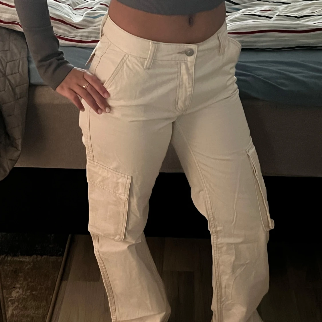 Beiga cargobyxor - 1