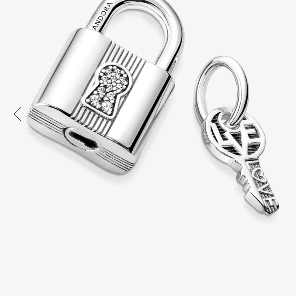 Pandora berlock + halskedja - 1