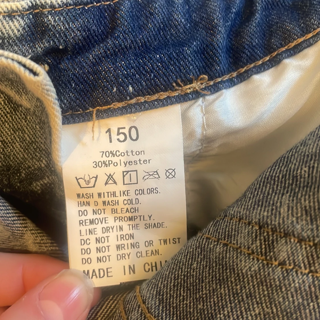 Jeansshorts hängselshorts med knappar - 2