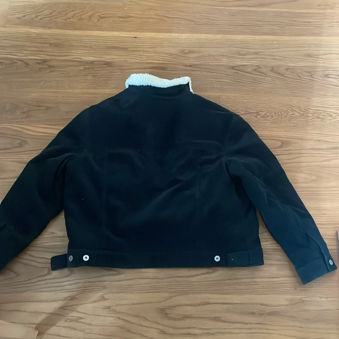 Svart teddyjacka från H&M, XL - 1