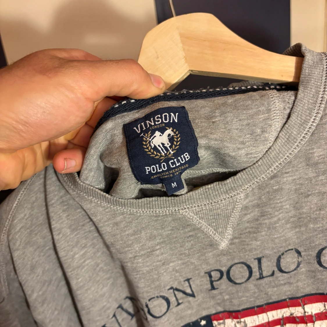 Grå sweatshirt Vinson Polo Club - 2