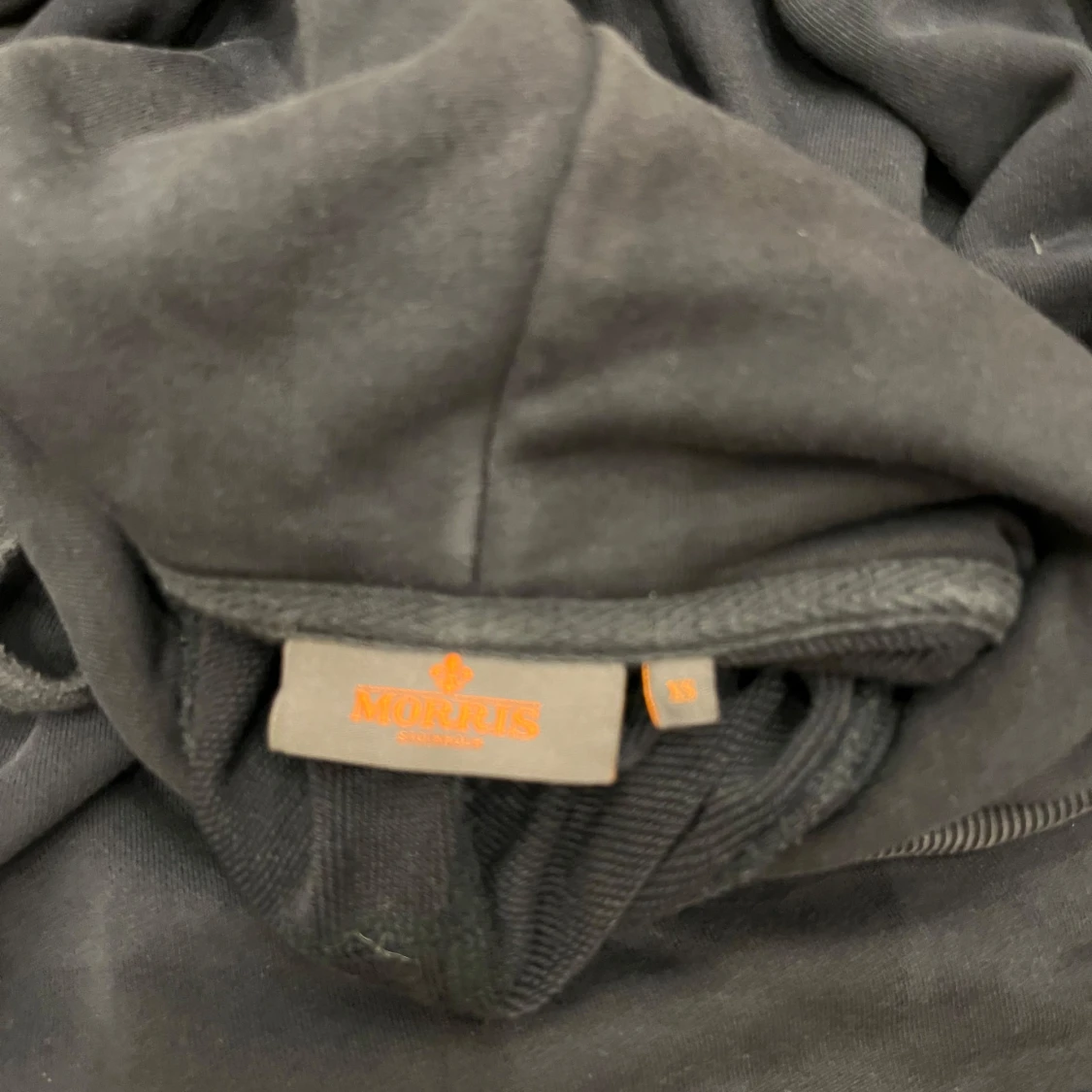 Svart hoodie från Morris med brodyr - 3