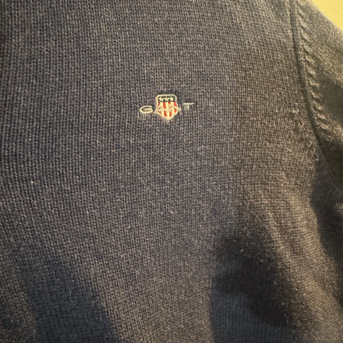 Blå tröja med dragkedja från GANT - 2