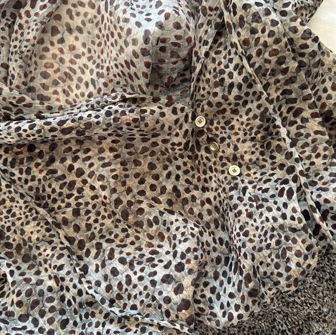 Leopard klänning zara - 2