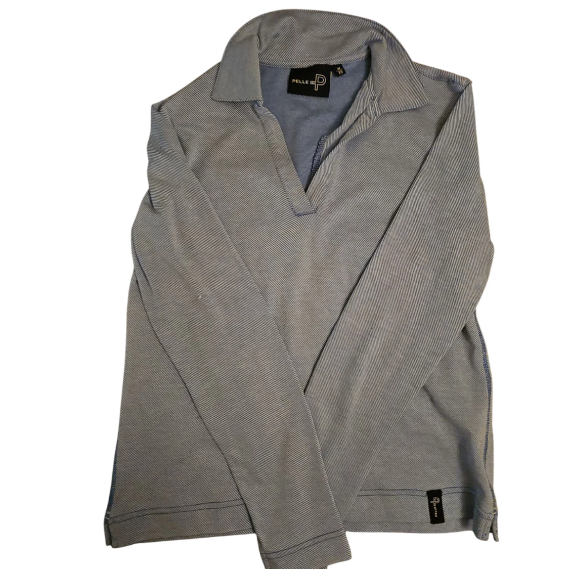 Blå pikétröja från Pelle P