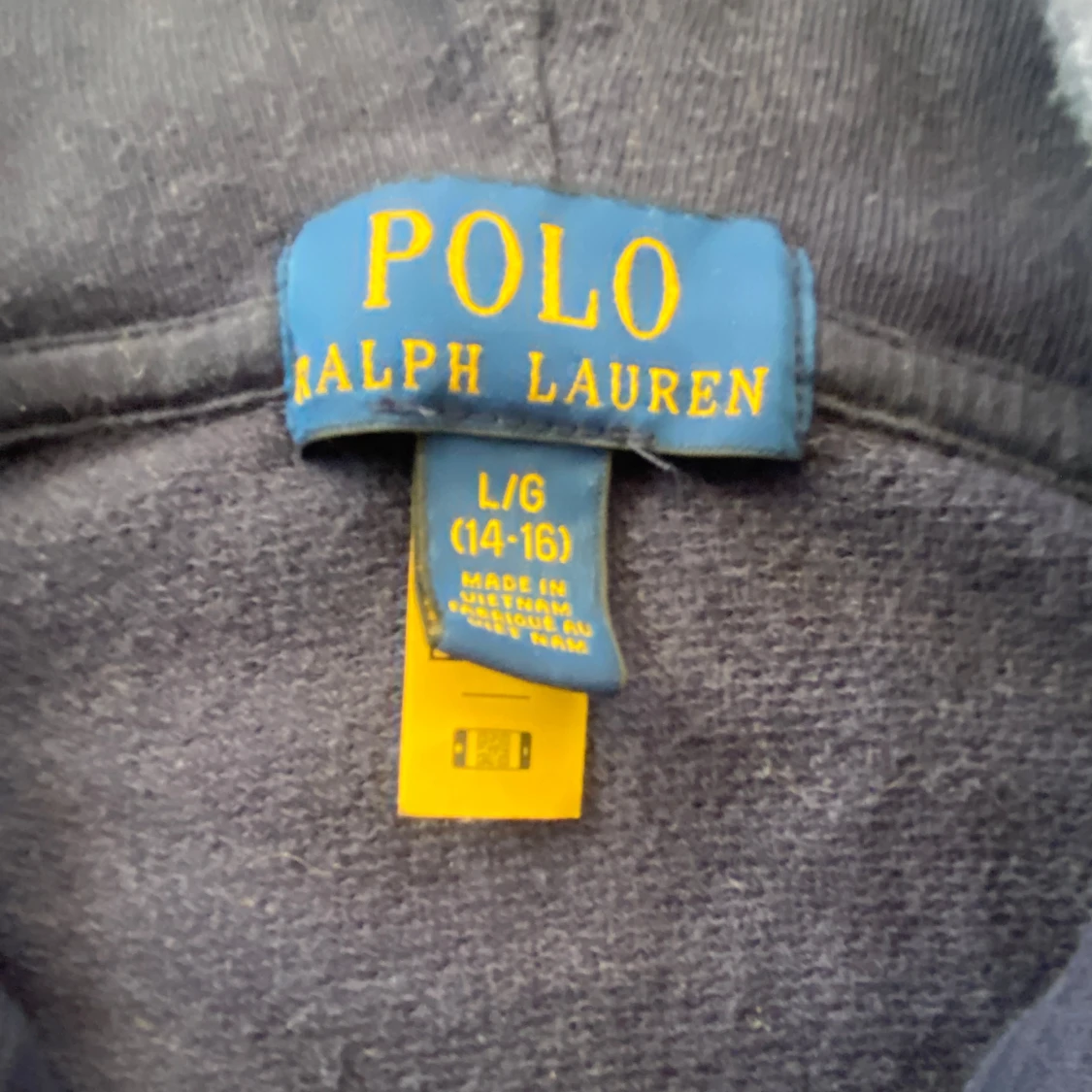 Mörkblå Ralph Lauren Hoodie - 1