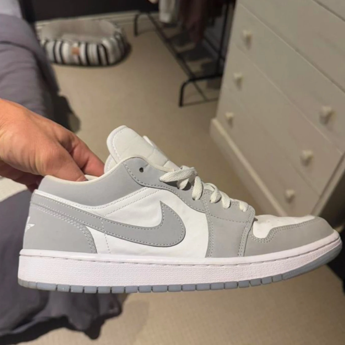 Jordan 1 low ”wolf grey” - 1