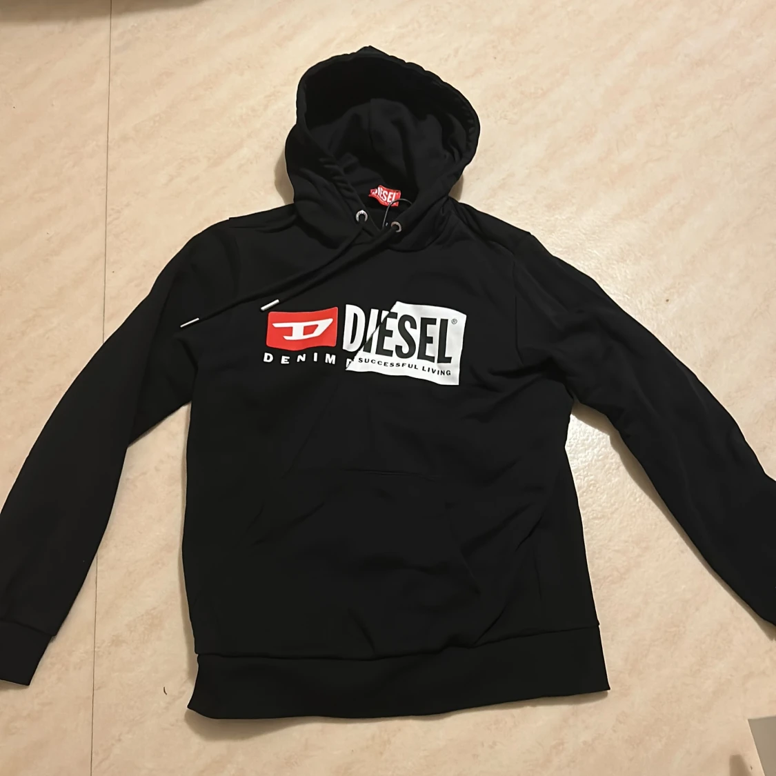 Svart hoodie från Diesel