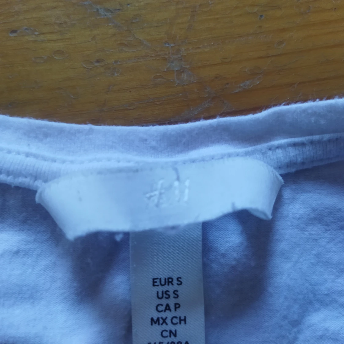 Vit långärmad topp från H&M - 1