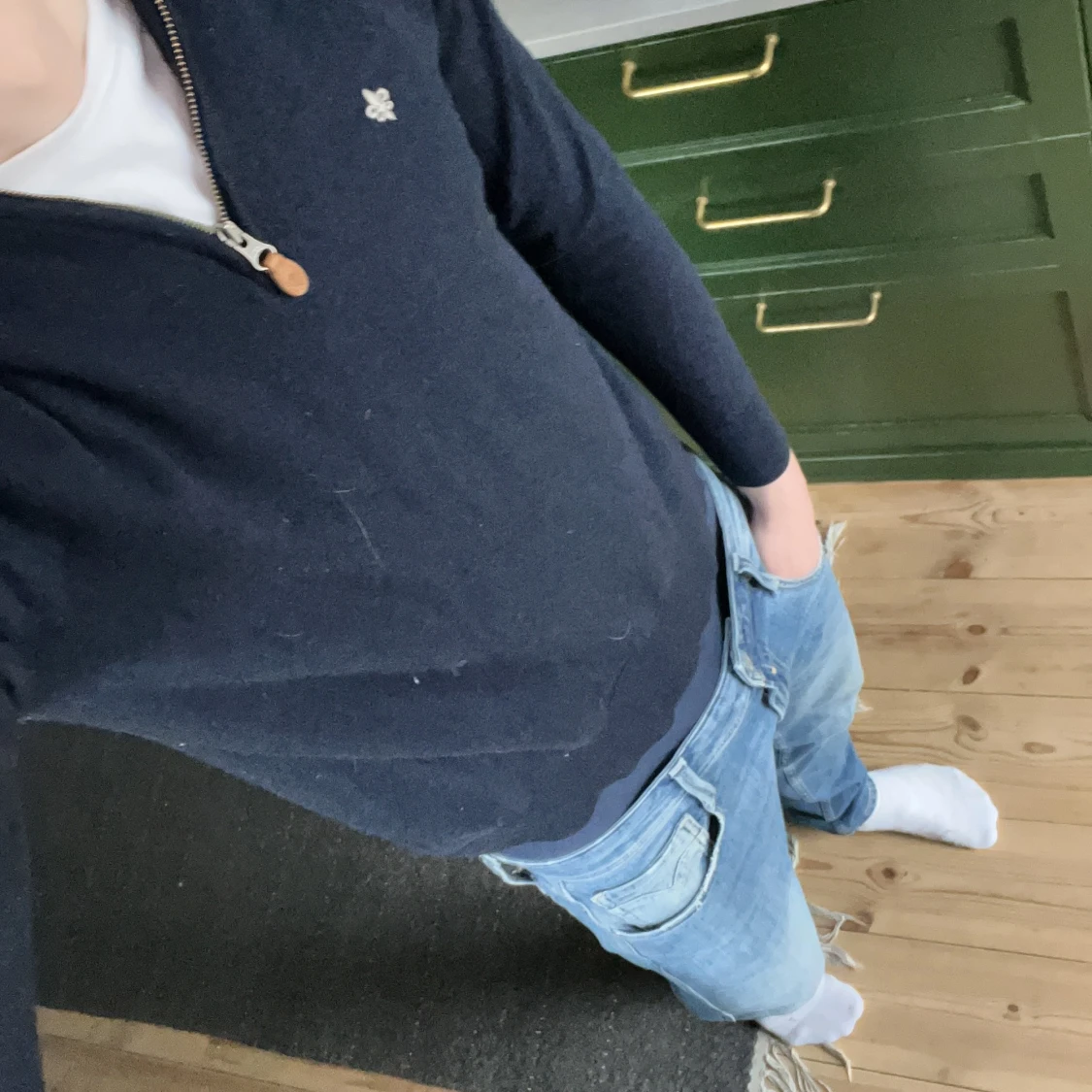 Mörkblå halfzip från Morris - 3