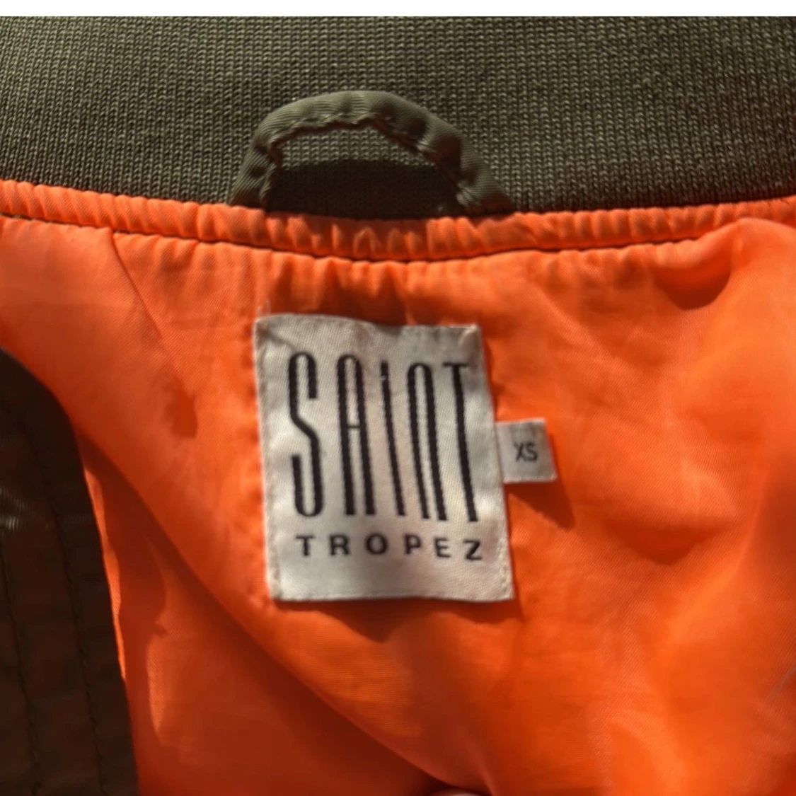 Olivgrön bomberjacka från Saint Tropez - 3