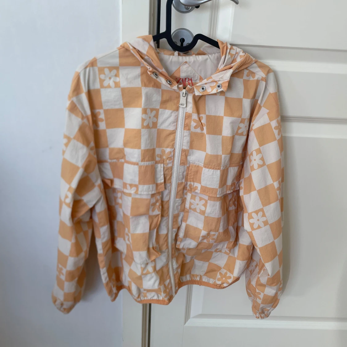 Rutig vår jacka från Zara 🧡