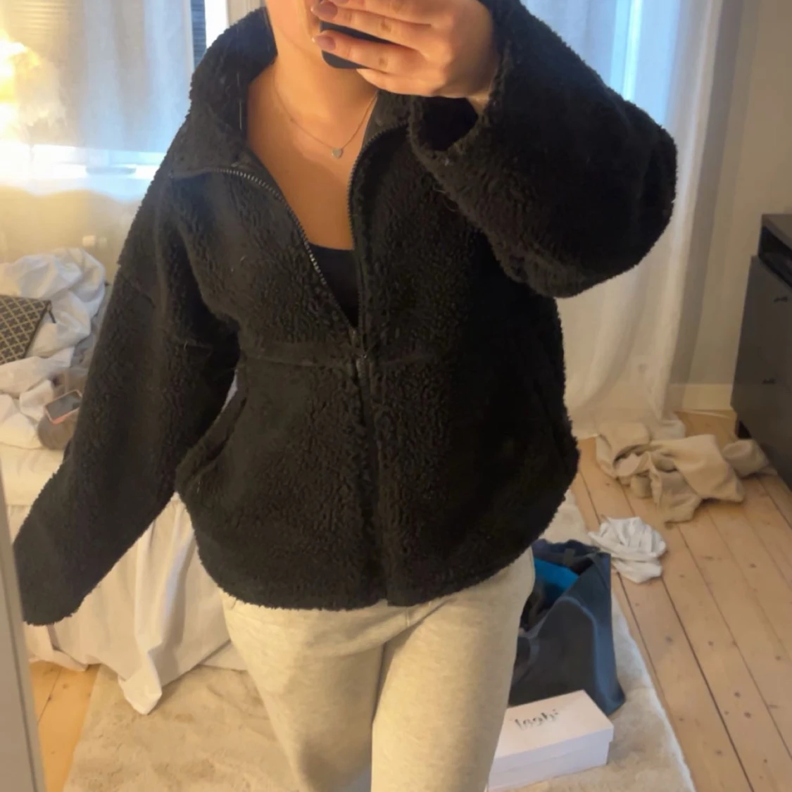 Svart teddyjacka Carin Wester  - 2