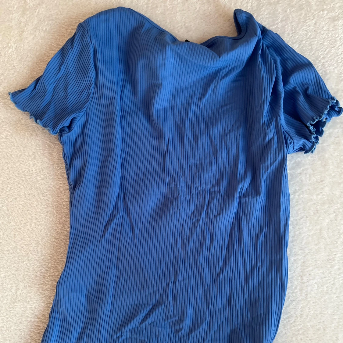 Blå uringad tröja - 1