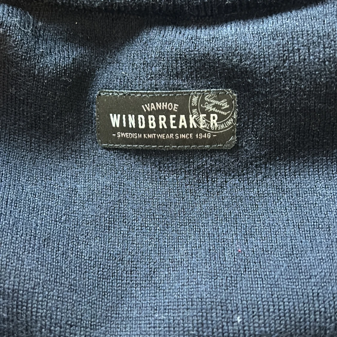 Mörkblå half zip tröja Ivanhoe M - 3