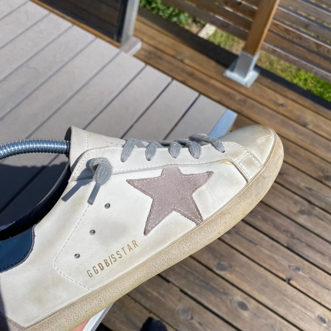 Golden Goose Superstar sneakers vit/grå - 4