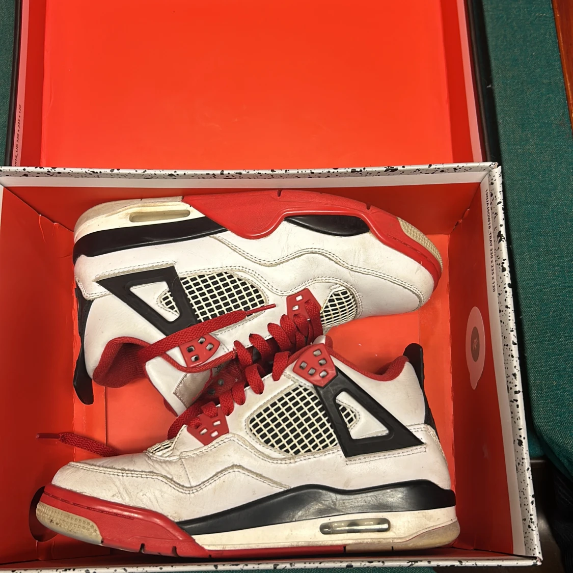 Nike Air Jordan 4 Retro Fire Red 38.5