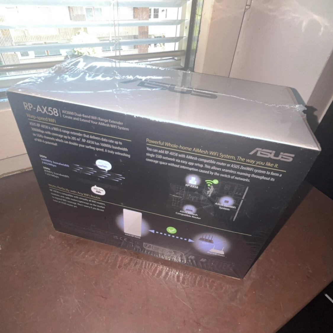 Asus RP-AX58 Dual-band -WiFi6 Mesh -förstärkare - 2