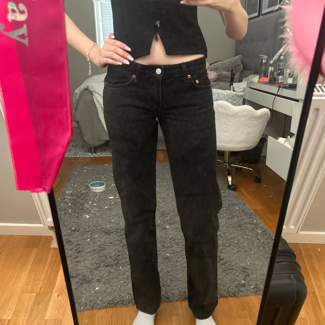 WEEKDAY arrow low waist straight jeans - 1