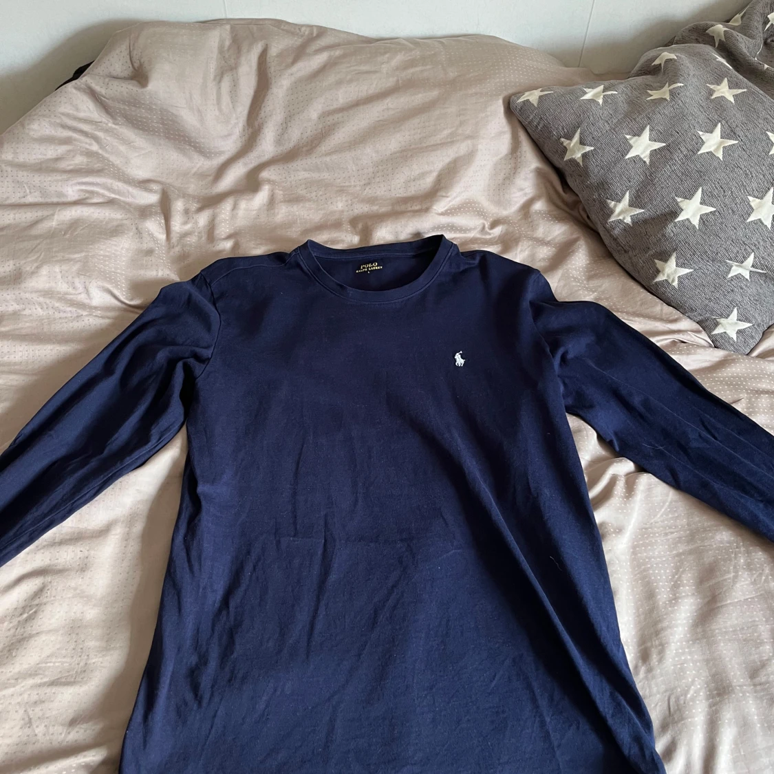 Mörkblå långärmad tröja Polo Ralph Lauren