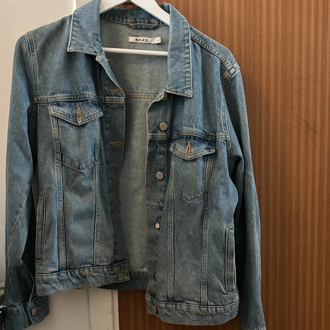 Oversized jeansjacka från NA-KD