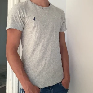 Ralph lauren t-shirt - Säljer denna gråa T-shirten från Ralph lauren! | den är i väldigt fint skick och har endast använts ett fåtal gånger | skickar inom 24h📦