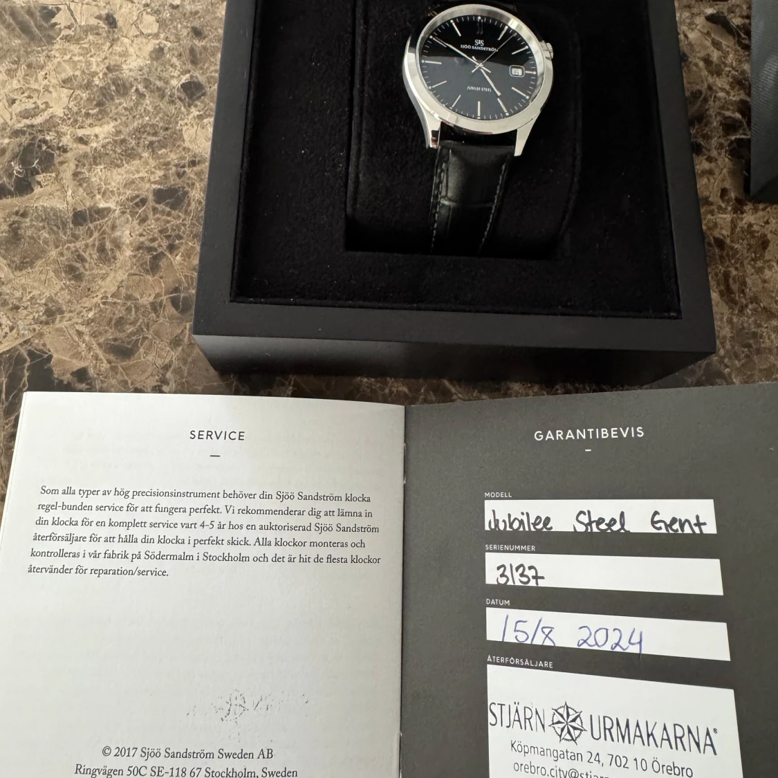 Sjöö Sandström Jubilee Steel Klocka - 2