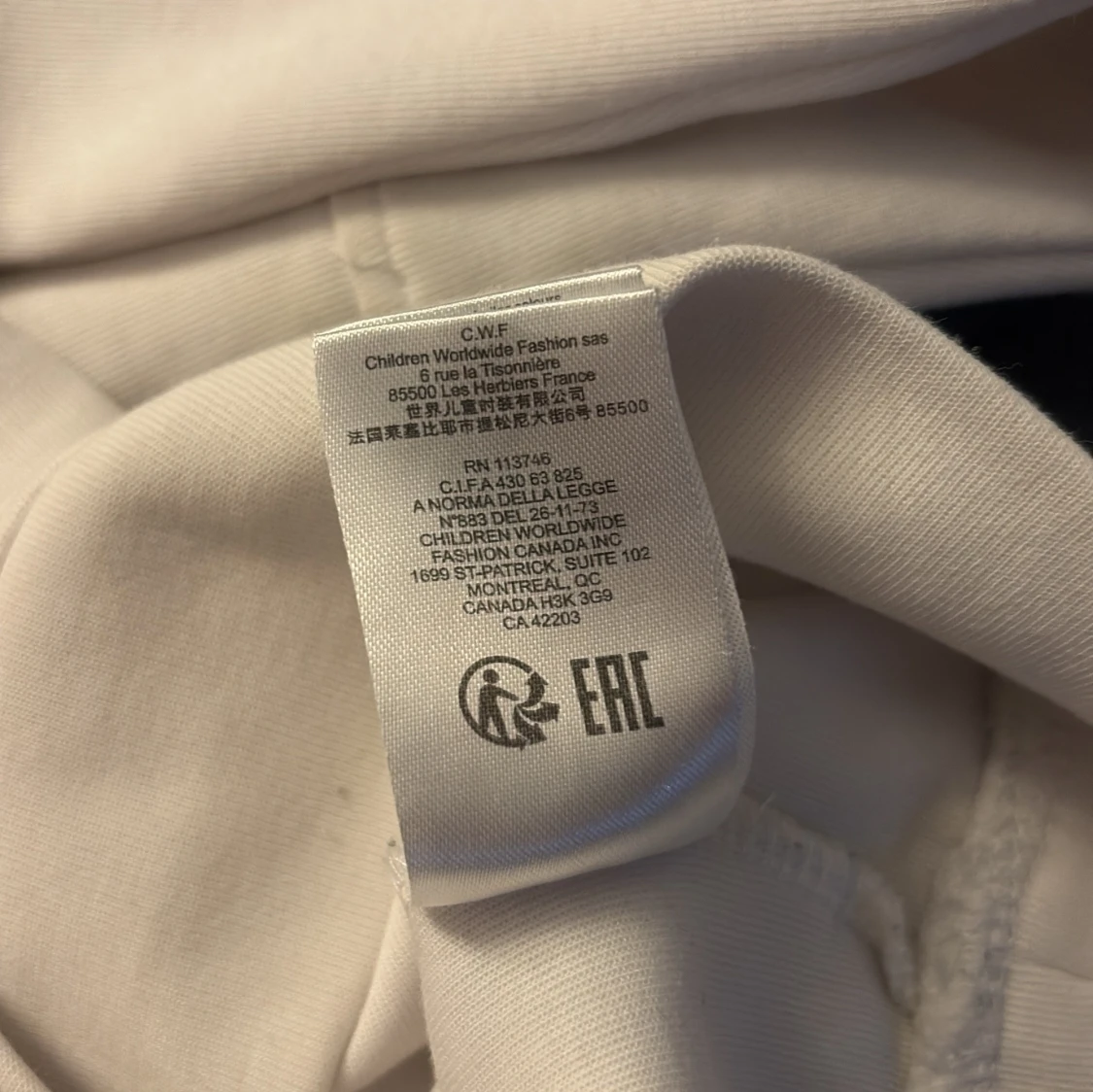 Vit sweatshirt från Hugo Boss XS - 4