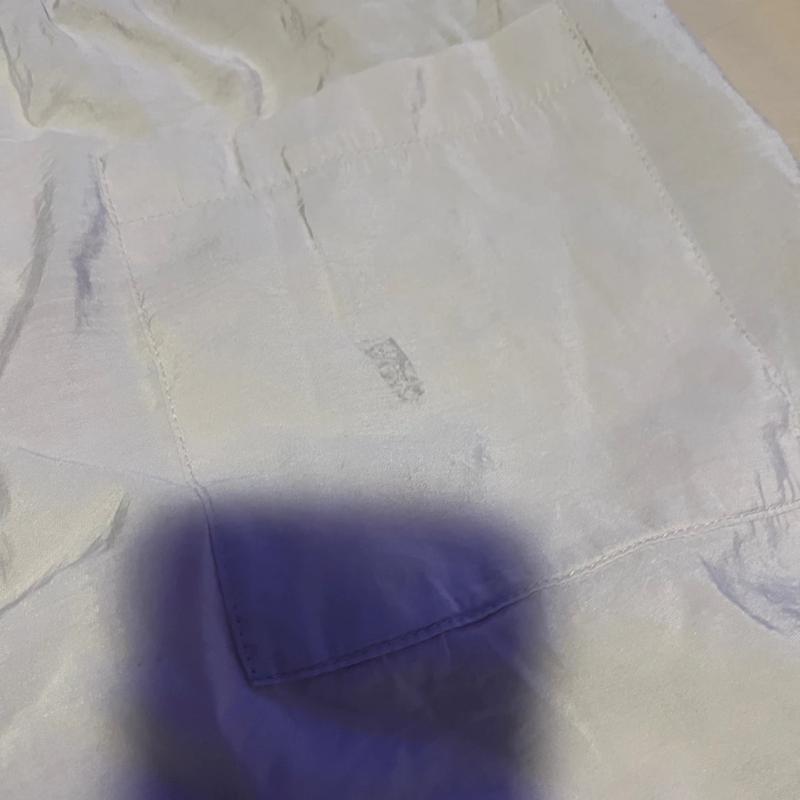 Ljusbeiga linnebyxor från Zara XS - 3