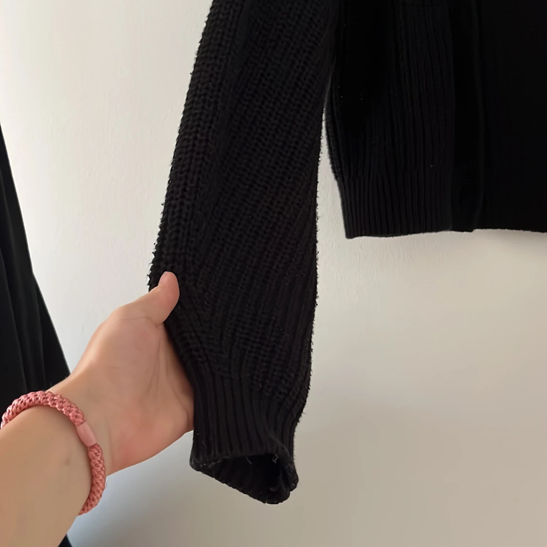 Svart stickad kofta från H&M Divided - 1